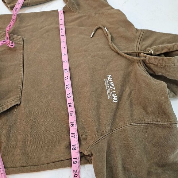 Helmut Lang Limited Edition Brown Pullover Hoodie Small Cotton - Picture 9 of 10